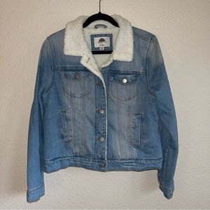 Sherpa Lined Denim Jacket